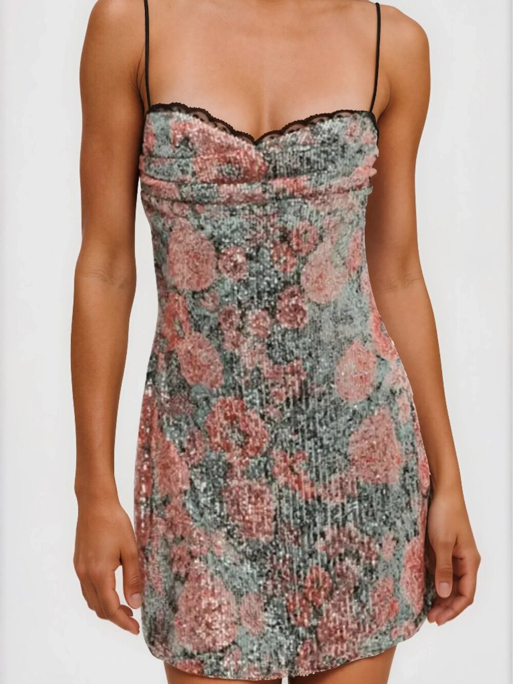 For Love & Lemons Ladonna Mini Dress - Multi